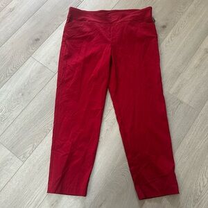Terra & Sky Red Ankle Pants Christmas
